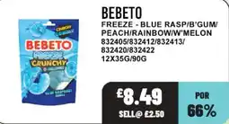Bestway Bebeto freeze crunchy gummy offer