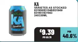 Bestway Ka sparkling karibbean kola offer