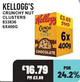 Bestway Kellogg's crunchy nut clusters offer