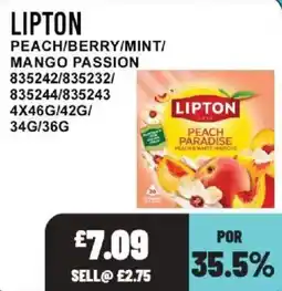 Bestway Lipton peach paradise offer