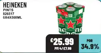 Bestway Heineken pints offer