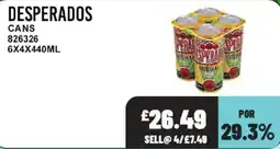 Bestway Desperados cans offer