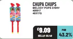 Bestway Chupa Chups melody pops s'bry offer
