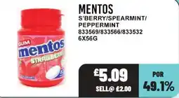 Bestway Mentos strawberry offer