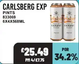 Bestway Carlsberg exp pints offer