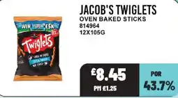 Bestway Jacob's twiglets oven baked sticks offer