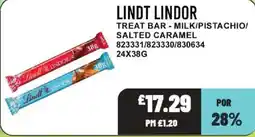 Bestway Lindt Lindor treat bar offer