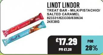Bestway Lindt Lindor treat bar offer