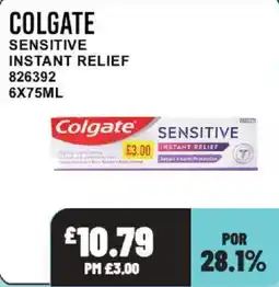 Bestway Colgate sensitive instant relief offer