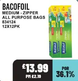 Bestway Bacofoil medium zipper all purpose bags offer