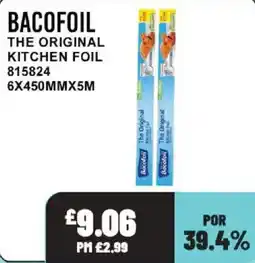 Bestway Bacofoil the original kitchen foil offer
