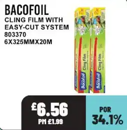 Bestway Bacofoil cling film with easy-cut system offer