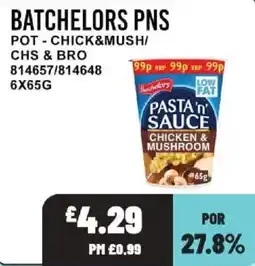 Bestway Batchelors pasta n' sauce chicken & mushroom offer