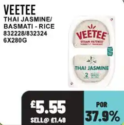Bestway Veetee thai jasmine/basmati rice offer