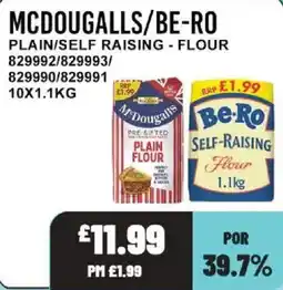 Bestway McDougalls/Be-Ro plain/self raising flour offer