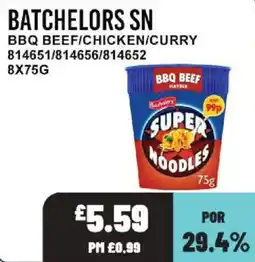 Bestway Batchelors super noodles offer