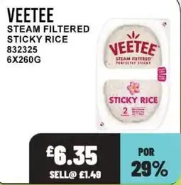 Bestway Veetee steam filtered sticky rice offer