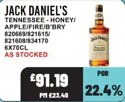 Bestway Jack Daniel's tennessee honey offer