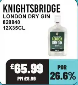Bestway Knightsbridge london dry gin offer