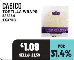 Bestway Cabico tortilla wraps offer