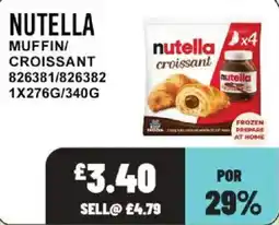 Bestway Nutella croissant offer