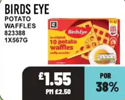 Bestway Birds Eye potato waffles offer