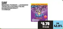 Bestway Surf washing powder - lavender/tropical/coconut bliss offer