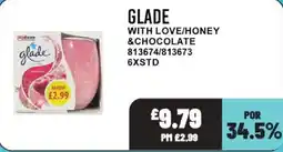 Bestway Glade with love/honey & chocolate offer