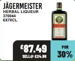 Bestway Jägermeister herbal liqueur offer