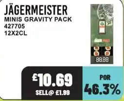 Bestway Jagermeister minis gravity pack offer