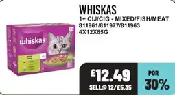 Bestway Whiskas mixed fish/meat offer