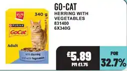 Bestway Go-cat herring with vegetables offer