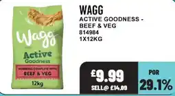 Bestway Wagg active goodness - beef & veg offer