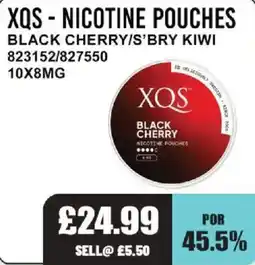 Bestway Xqs nicotine pouches offer