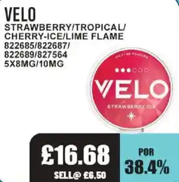 Bestway Velo strawberry ice offer