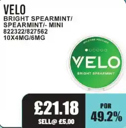 Bestway Velo bright spearmint offer