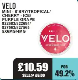 Bestway Velo strawberry ice offer