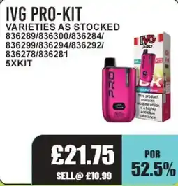 Bestway Ivg pro-kit offer