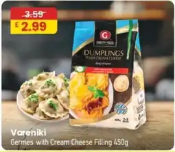 MyMINIMIX Germes dumplings with cream cheese filling offer