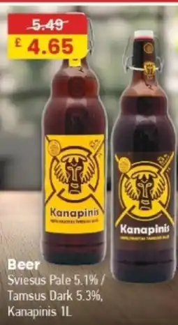 MyMINIMIX Kanapinis beer offer