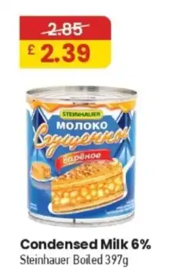MyMINIMIX Steinhauer condensed milk offer