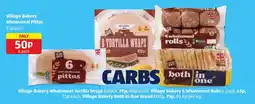 Aldi Village Bakery wholemeal pittas offer