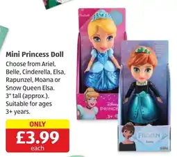Aldi Mini Princess Doll offer