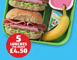 Aldi 5 lunches offer