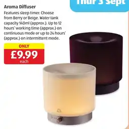 Aldi Aroma Diffuser offer