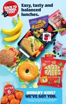 Aldi Snackrite teddy faces offer