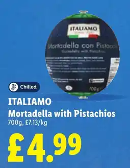 Lidl Italiamo mortadella with pistachios offer