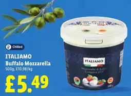 Lidl Italiamo buffalo mozzarella offer