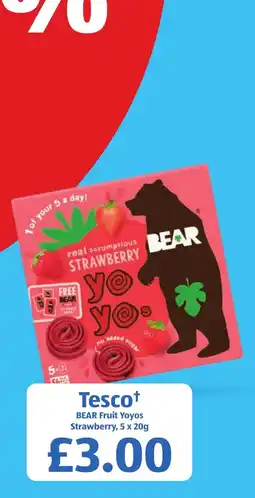 Aldi Tesco+ bear fruit yoyos offer