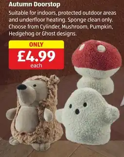 Aldi Autumn Doorstop offer